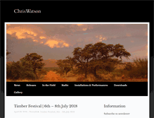 Tablet Screenshot of chriswatson.net